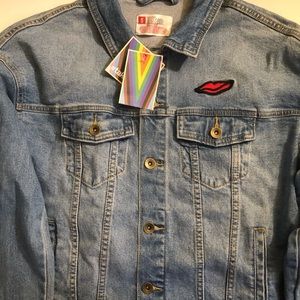 Pride Target collection denim jacket